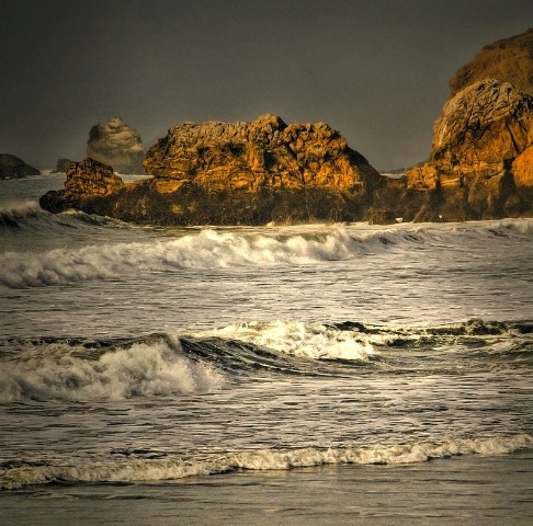 Pacifica coast line