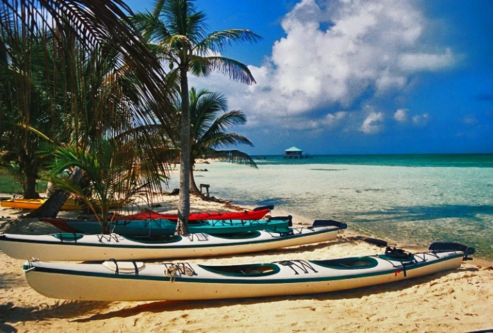Kayaks,Glover Atoll ,Belize