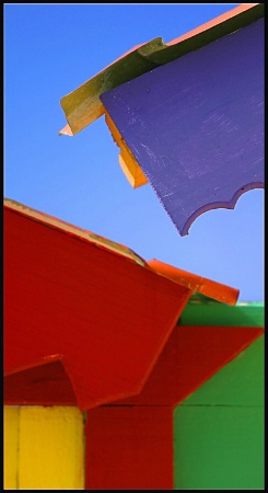 Abstract Roofs in a Range of Colours/Composition