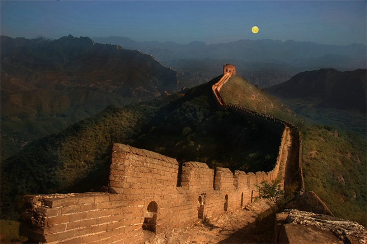 Sunset on the Great Wall
