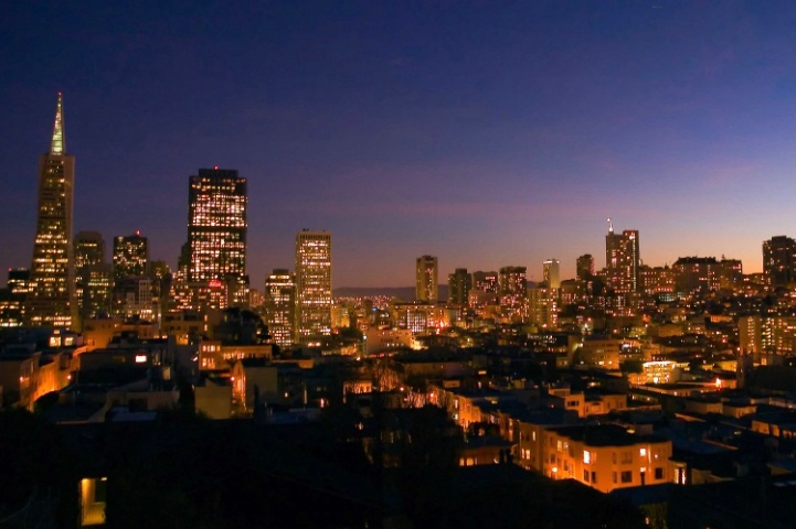 Downtown SF at Dusk