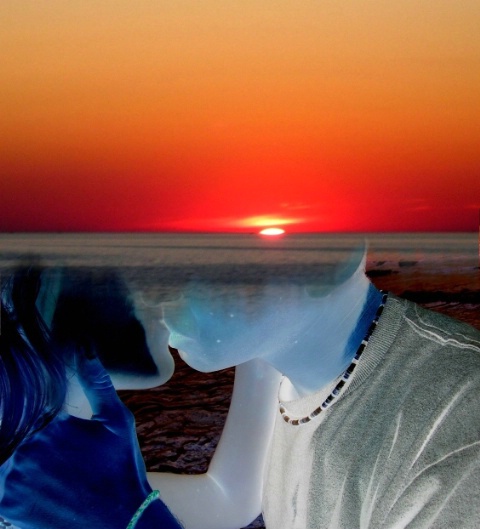 Couple under Sunset