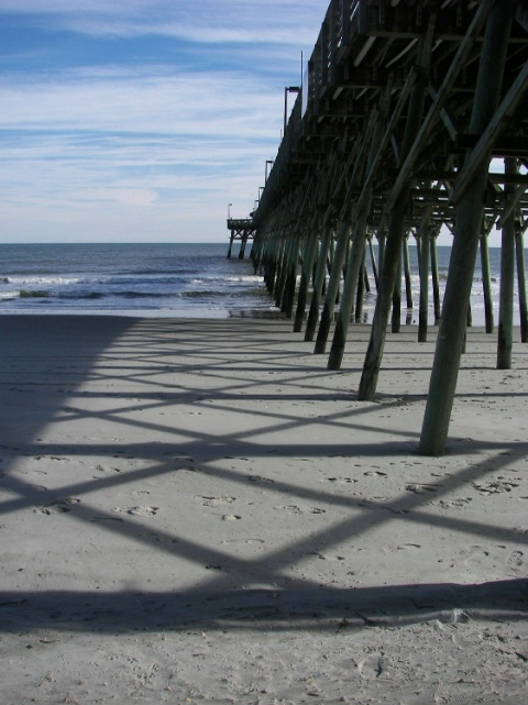 shadows in the sand