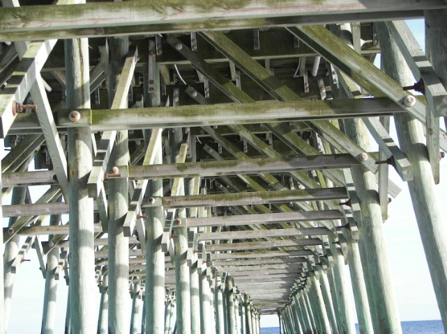 under the boardwalk