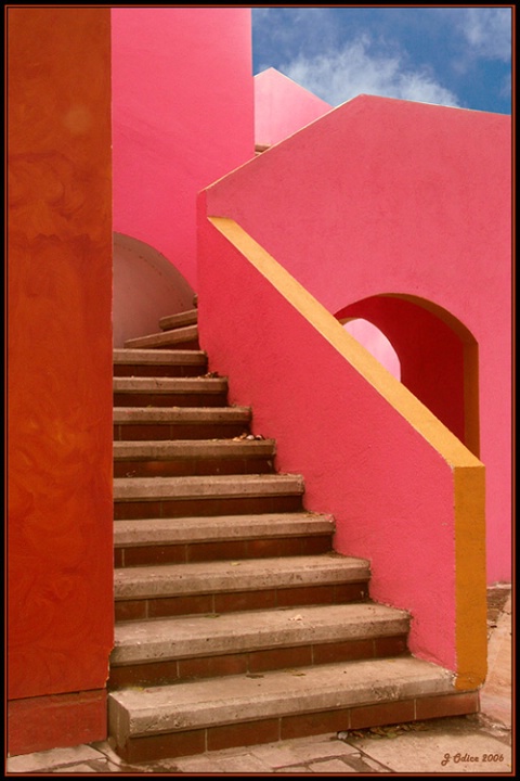 Pink Stairway