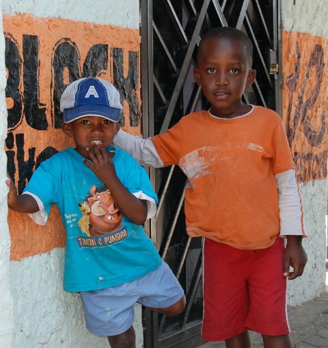 Boys in Alexandra, South Africa