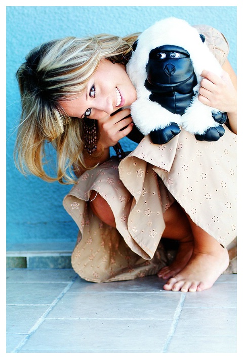 Ingrid with gorilla