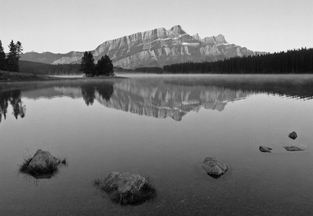 Two Jack lake, Banff NP AB. 645 slide converted to