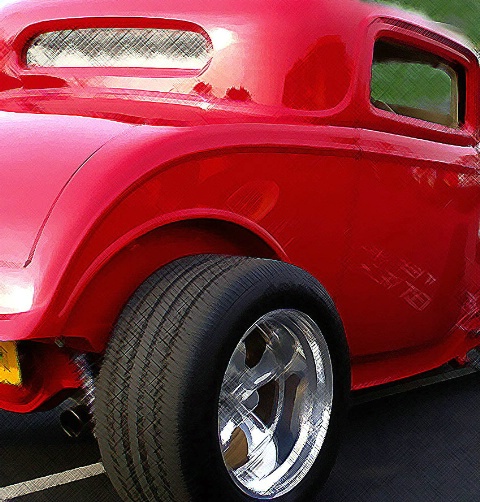 Muscle In Candy Apple Red