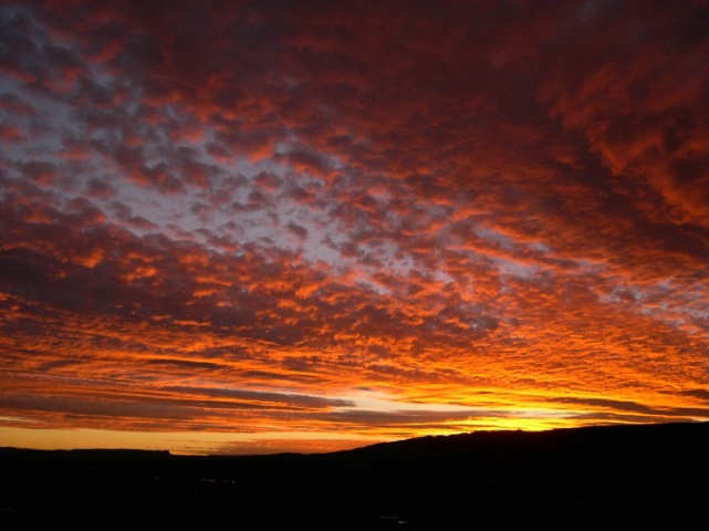 Sunset over the Jemez Pueblo
