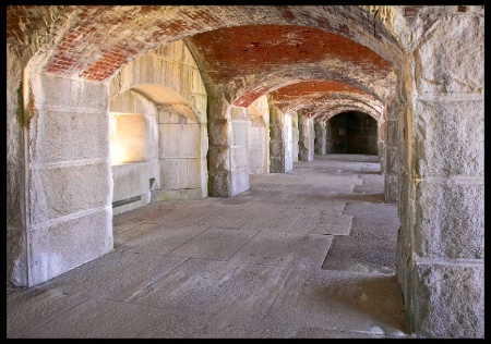 Inside Fort Popham