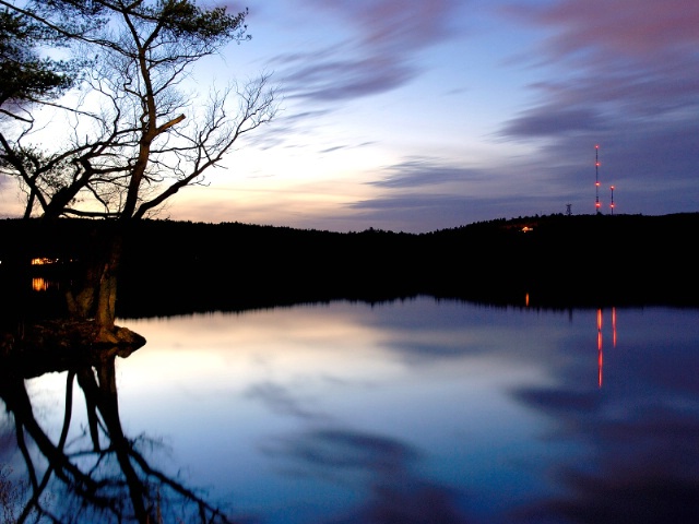Dusk at Haggetts Pond