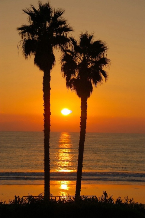 Sunset in San Clemente.  This was a gorgeous night