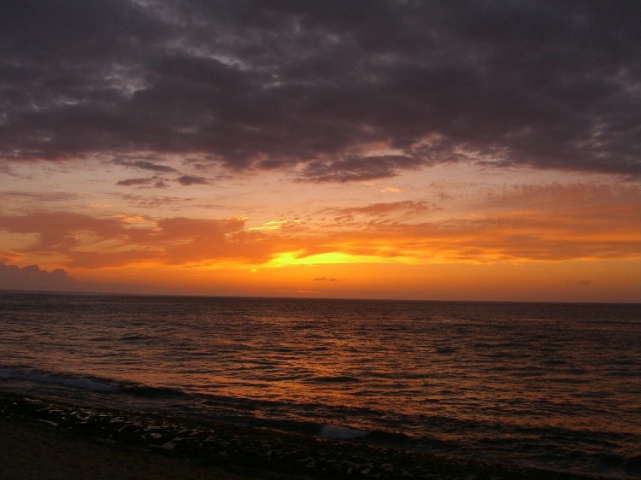 Sunset, Lost Beach North Shore,  Oahu Hawaii