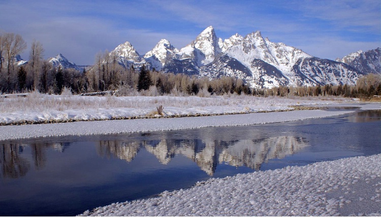 Tetons over the Snake River