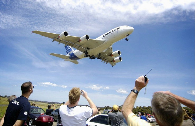 Airbus A380 Melbourne Airport 2006