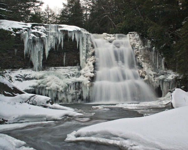 Muddy Creek Falls in January I