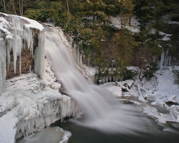 Muddy Creek Falls in January III