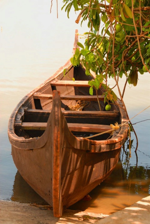 Boat by the Kerala Backwaters