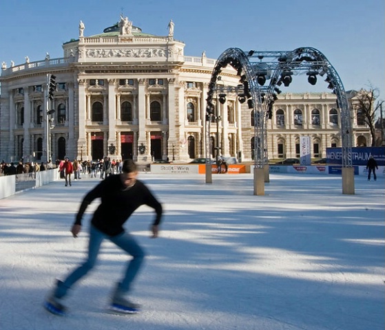 Burgtheater ice skating