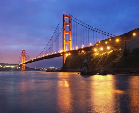 Golden Gate Bridge at Night