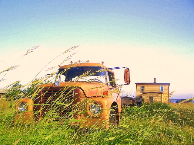 Old Truck and House