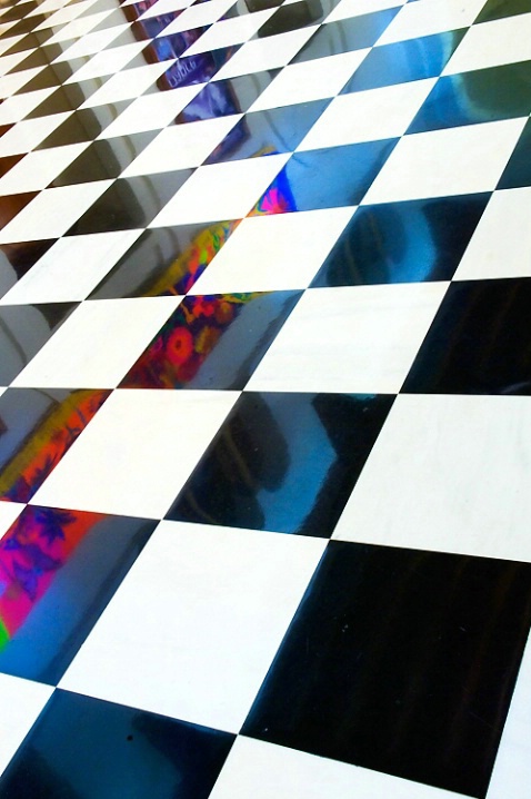 Checkered Tiles and Reflection