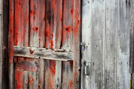 small farm barn door