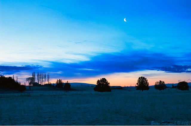 Sunrise over Powell Butte Oregon