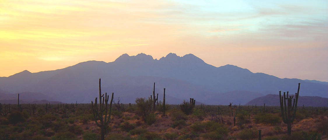 Four Peak Wide Sunrise