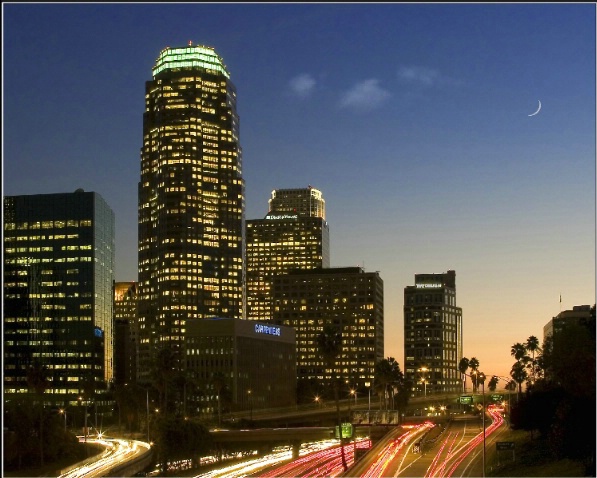 Harbor Freeway Twilight - ID: 3417883 © Endre Balogh