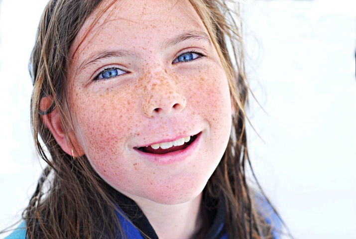 Blue Eyed Girl on a Boat