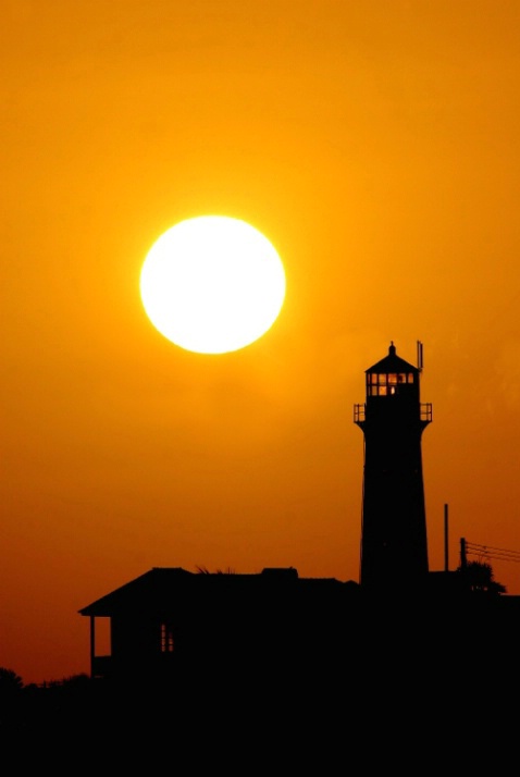 Lighthouse sunset