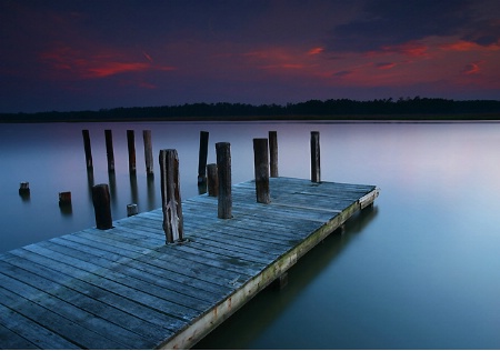 Dock by the old boat house