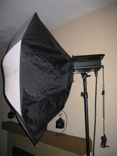 a Large Oxtagone Softbox