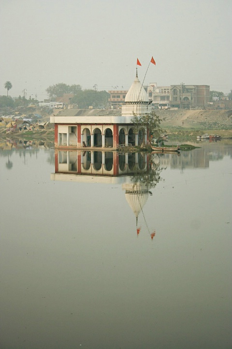 Temple in the river