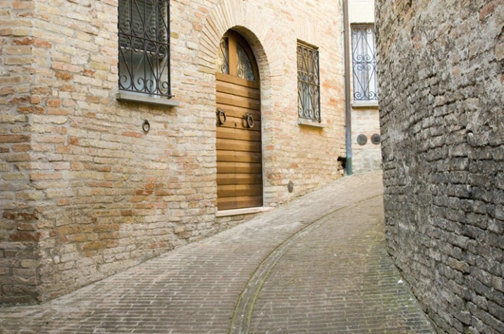 Brick Street in Urbino, Italy - ID: 3549607 © Larry J. Citra