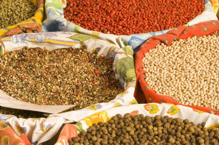 Spices in Market, Sarlat-la-Caneda, France - ID: 3556883 © Larry J. Citra