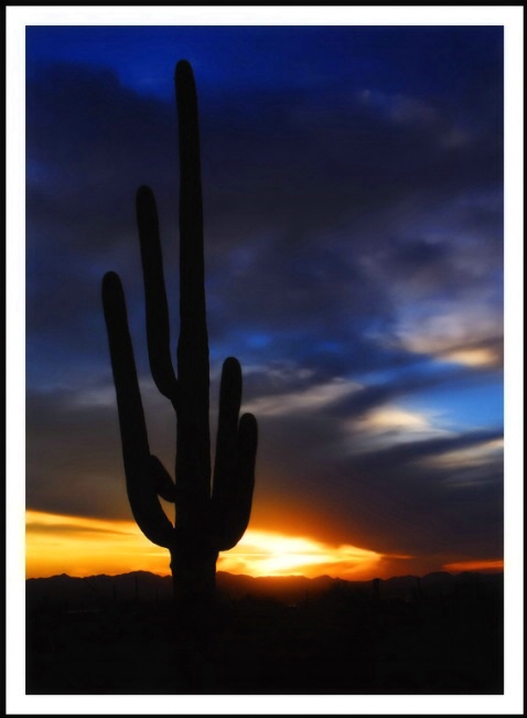 Arizona Rainbow Sunset