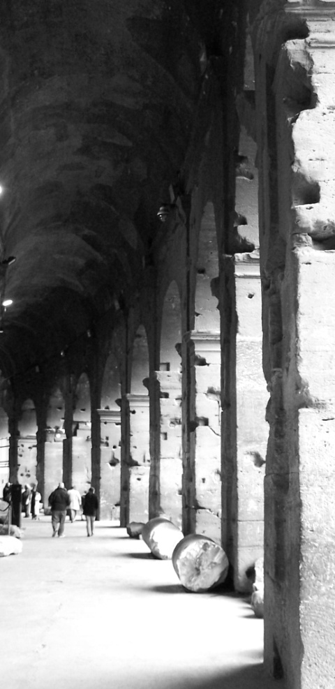 Rome- walkway at Colosseo