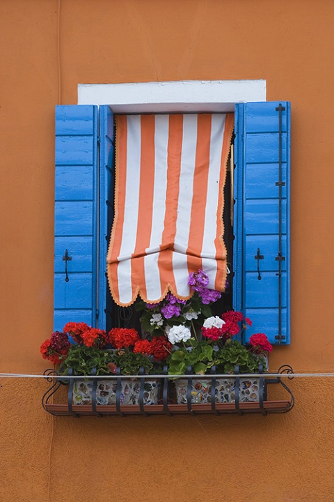 Window, Burano, Italy