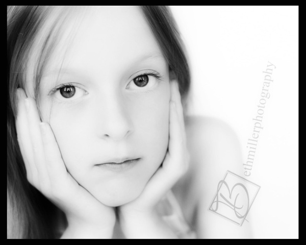 my niece in black and white