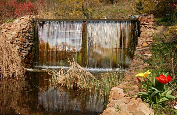 Spring-time Waterfall