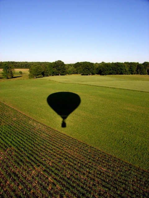 Hot air balloon ride in Amish country