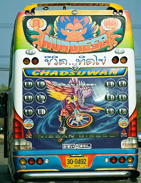 Grace, Colour & Bus Art - Thai Style