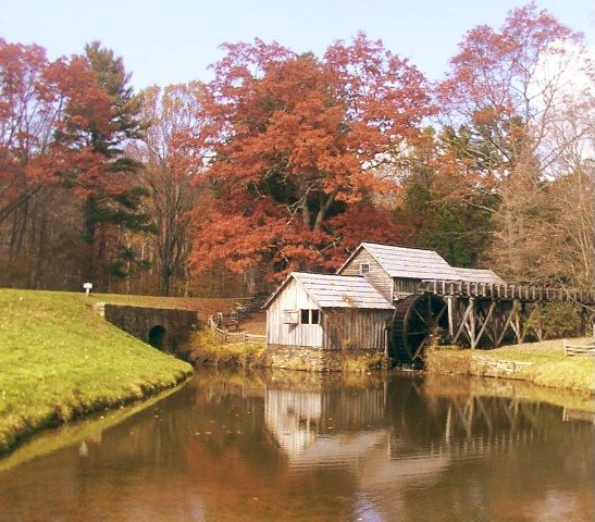 Quiet Fall Day at Mabry Mill