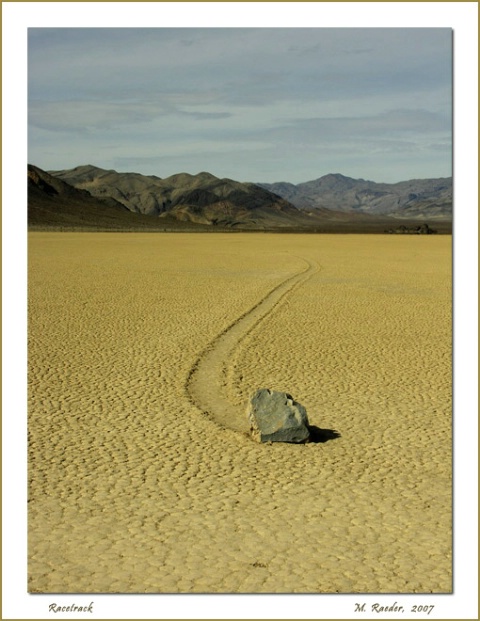 Racetrack at Death Valley