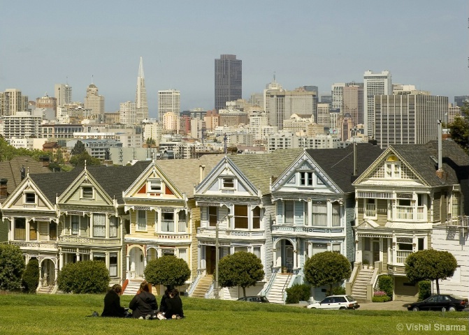 Painted Ladies - Victorian Houses