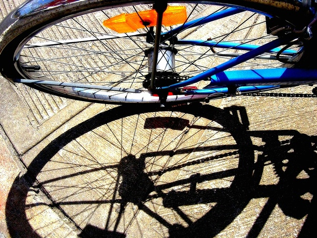 Bicycle and its Shadow 