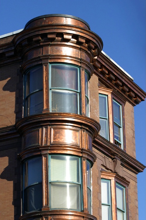 Copper-Plated Building